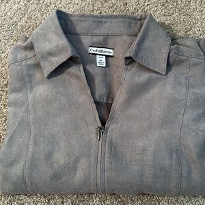 Croft & Barrow Full zip Jacket~ size PL